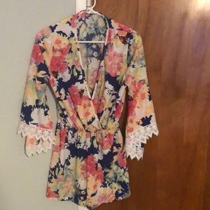 Floral romper